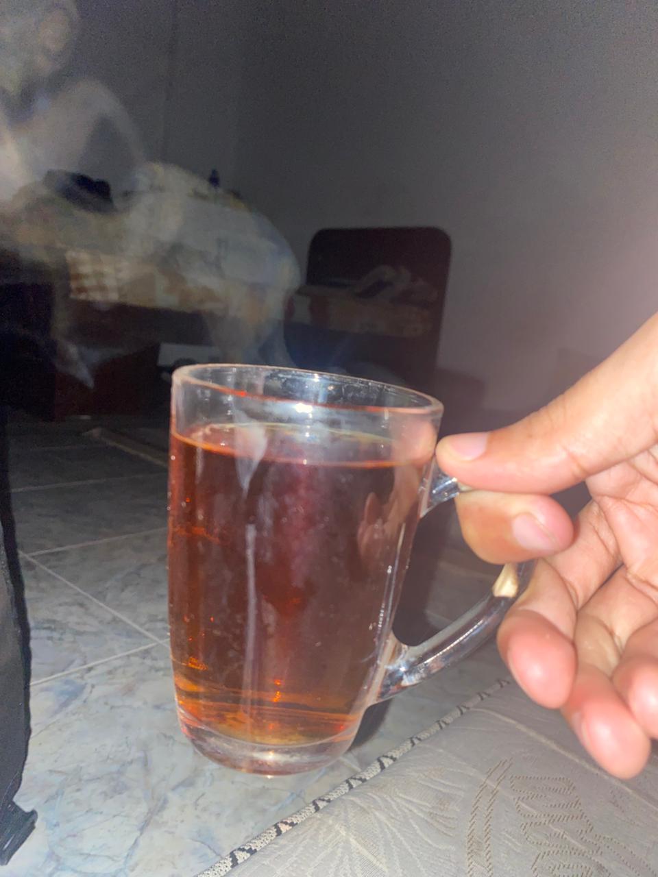 كاسة شاي بدون سكر